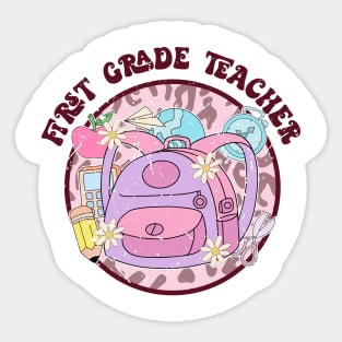 First grade Teacher Sticker